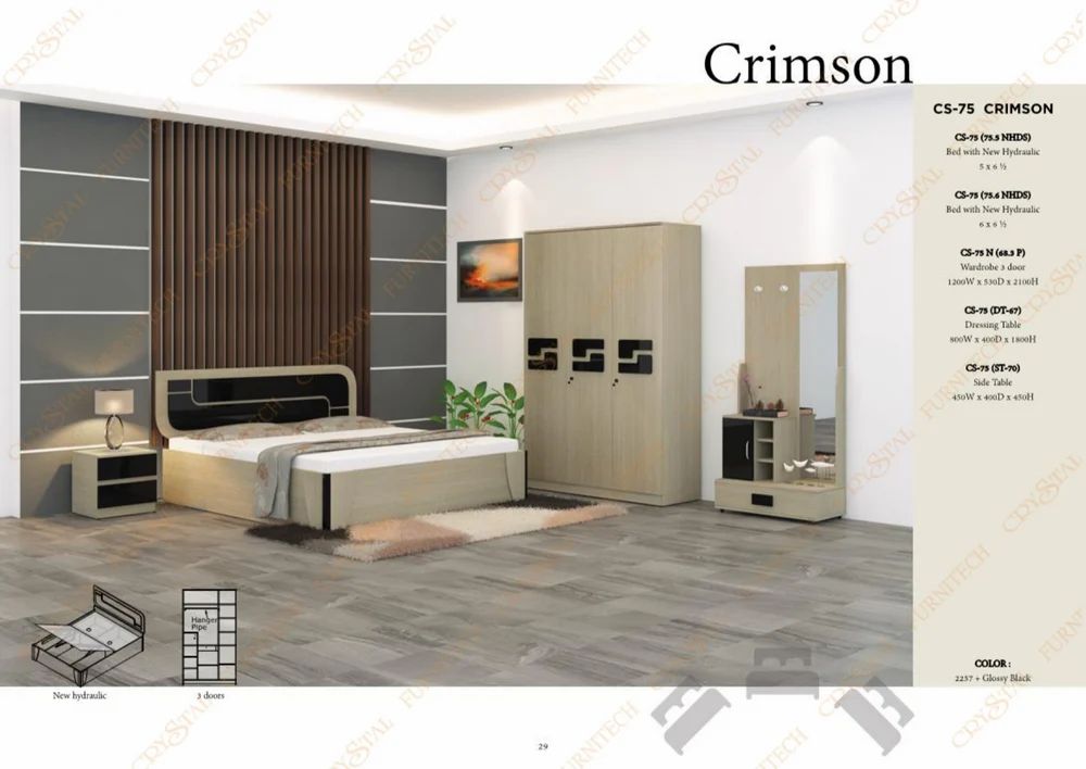 Bedroom Furniture Set - Crimson