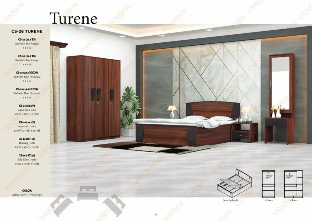 Stylish Bedroom Wardrobe - Turene