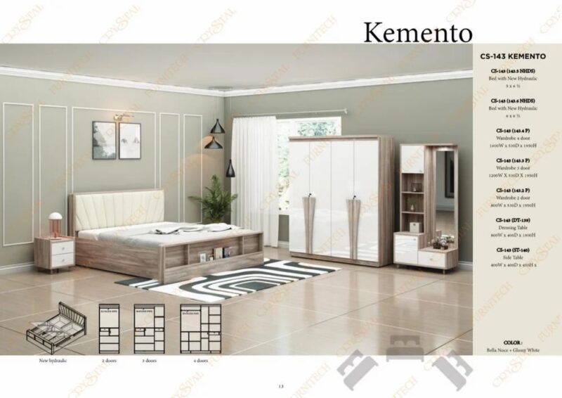 Stylish Bedroom Wardrobe -  Kemento